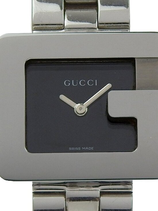 GUCCI G watch Watches 3600L blackDial Stainless Steel Quartz Analog displa... main image 4